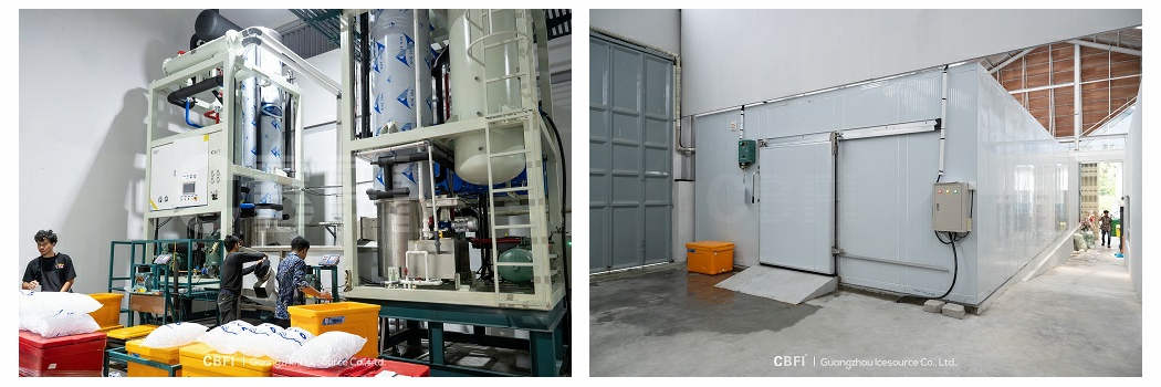 Installation And Debugging Of Two 20 Ton Tube Ice Machines In Indonesia