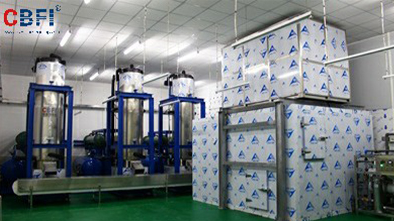 Guangzhou--45 toneladas de hielo en tubo Fábrica automática de hielo comestible

