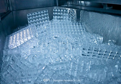 6 juegos de máquinas de hielo en cubos de 10 toneladas: soluciones de ahorro de energía